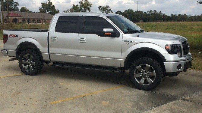 2013 Ford F150 4wd Super Crew Toyo Open Country M/T 295/55R20 (371)
