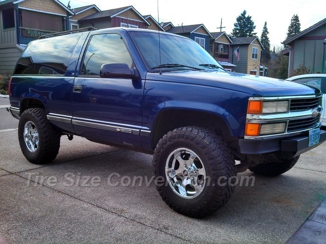 1996 Chevrolet Tahoe 4wd 2dr Toyo Open Country M/T 295/70R17 (21)