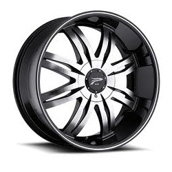 Platinum 299B DIAMONTE FWD Black Wheel