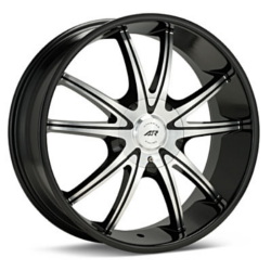 American Racing AR897 Gloss Black With Machined Face 22X9 5-112 Wheel