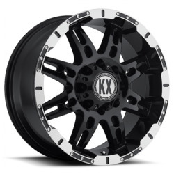 Katana KX-Series CP34 Matte Black Machined Lip Wheel
