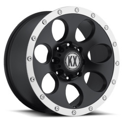 Katana KX-Series CP41 Matte Black Machined Lip Wheel