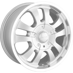 DIP D10 Silver/Machined Wheel