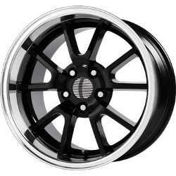 Wheel Replicas FR500 Black/Machined Lip
