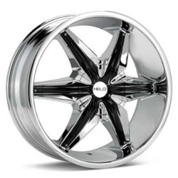 Helo HE866 Chrome With Gloss Black Accents 26X10 5-120 Wheel