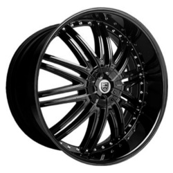 Lexani LX-10 Flat Black Wheel