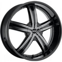 MKW M103 Gloss Black Machined Face Wheel
