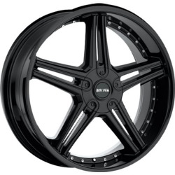 MKW M104 Satin Black 22X9 5-115 Wheel