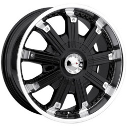 MKW M59 Black 20X9 8-165.1 Wheel