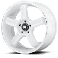 Motegi Racing MR122 White W/ Machined Lip Groove Wheel