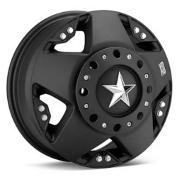 KMC-XD Series ROCKSTAR Dually Matte Black Front Wheel