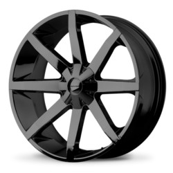 KMC SLIDE Gloss Black 22X10 5-115 Wheel