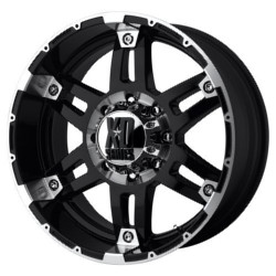 KMC-XD Series SPY Gloss Black Machined 17X9 5-139.7 Wheel