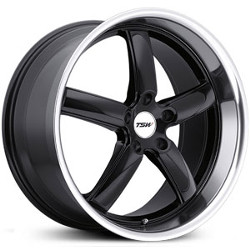 TSW STOWE Gloss Black W/Mirror Lip 20X10 5-112 Wheel