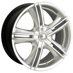 Ion STYLE-161 Hypersilver/Machined 18X8 5-100 Wheel