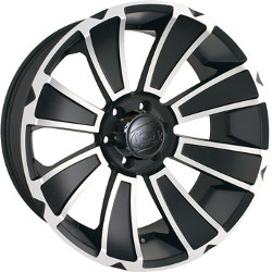 Ion STYLE-180 Matte Black/Machined 20X9 6-135 Wheel