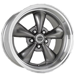 Carroll Shelby TORQ THRUST M Anthracite With Machined Lip Wheel