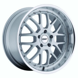 TSW VALENCIA Silver W/Mirror Lip 17X8 5-112 Wheel