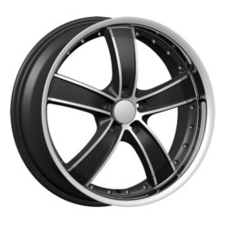 Velocity VW855-A Black Machined Face & Lip 22X10 5-115 Wheel