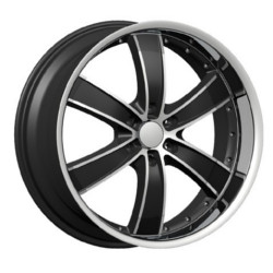 Velocity VW855-B Black Machined Face & Lip Wheel